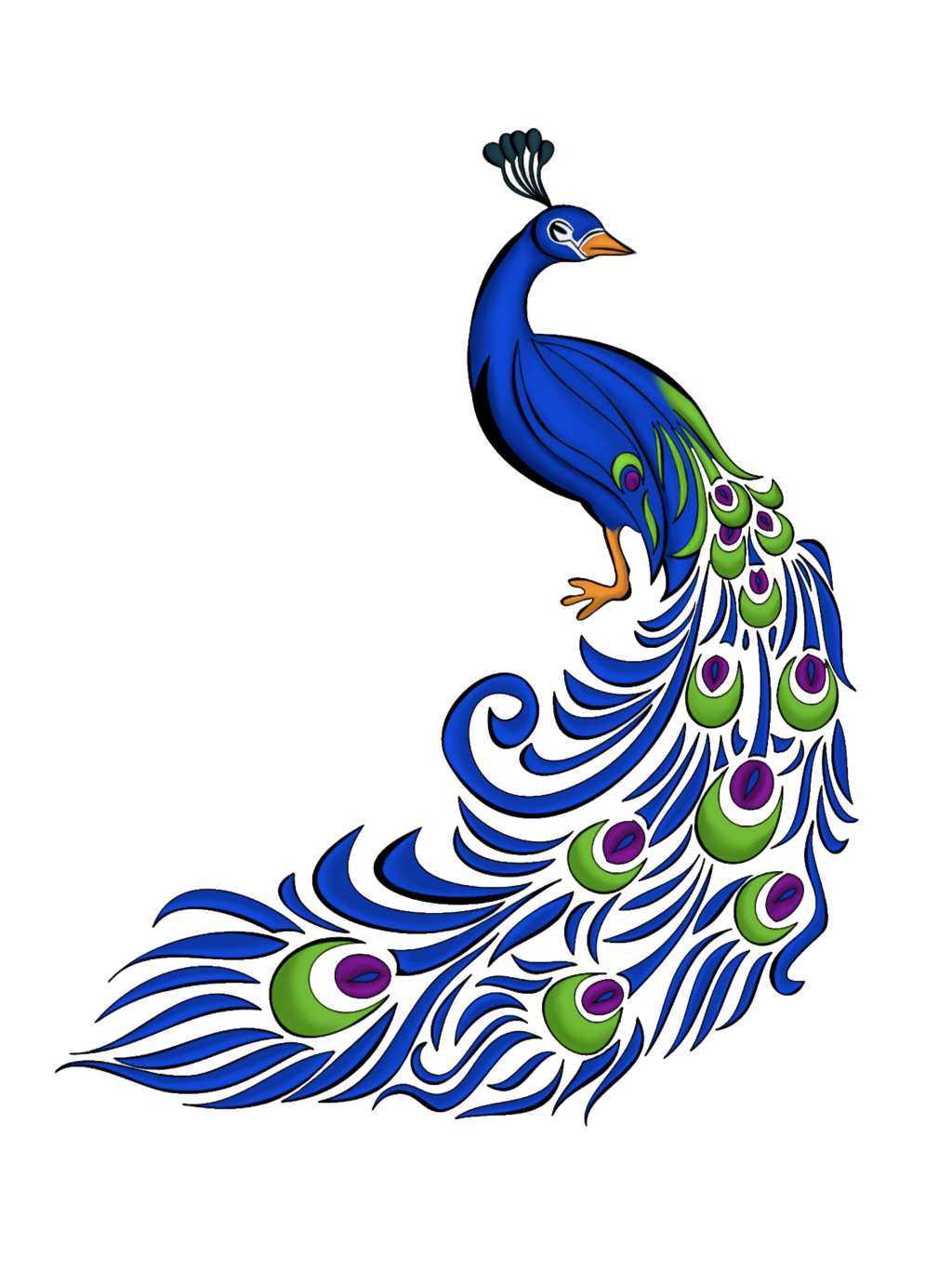 Peacock Transparent Background