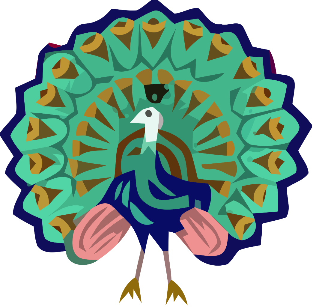 Peacock Transparent Isolated PNG