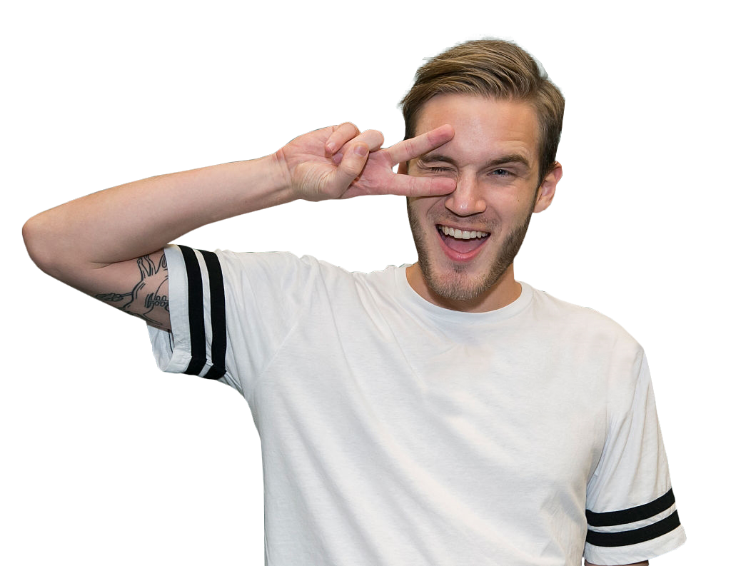 PewDiePie PNG Isolated HD