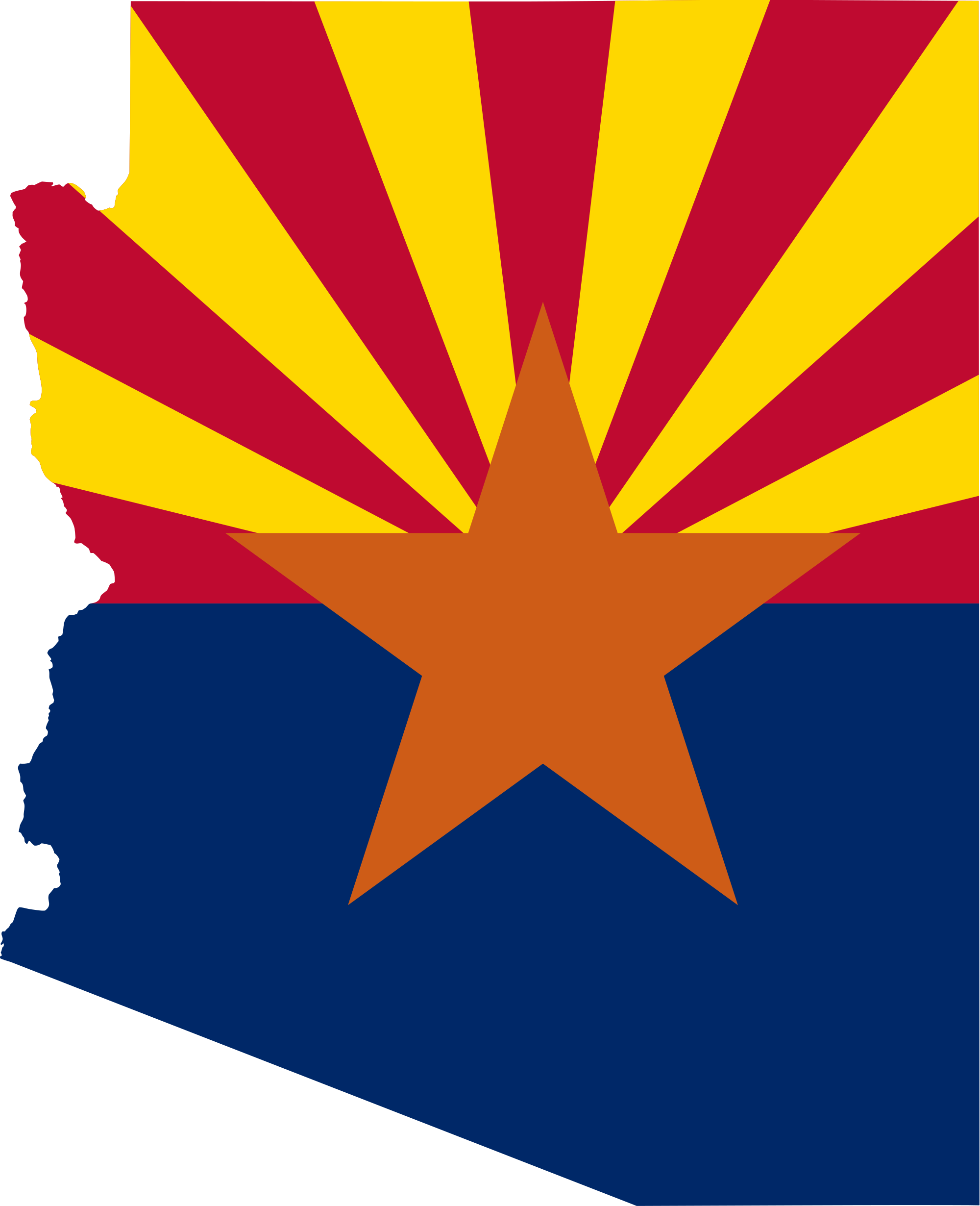 Phoenix Arizona Flag PNG HD