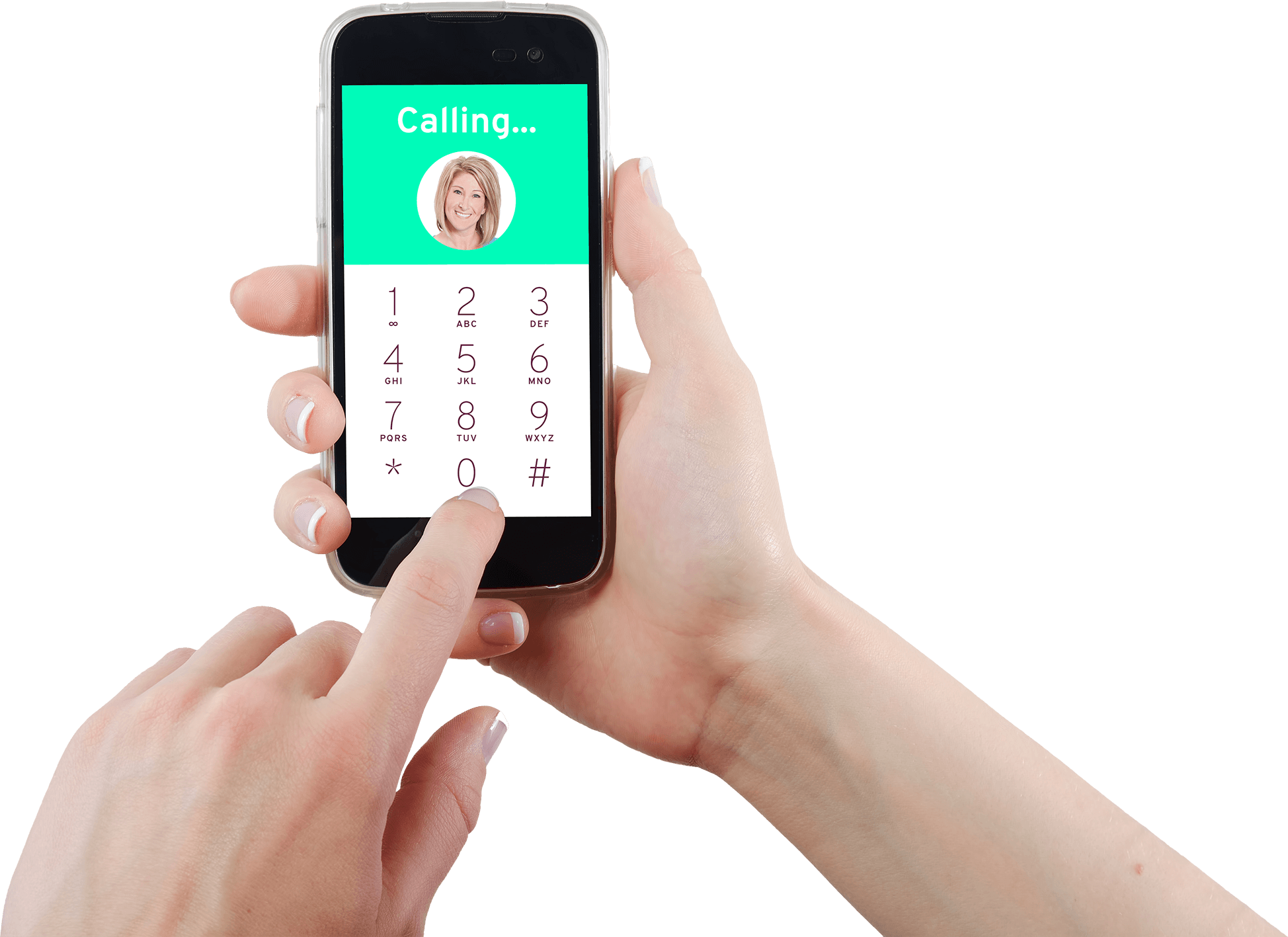 Phone in Hand PNG Isolated Photos