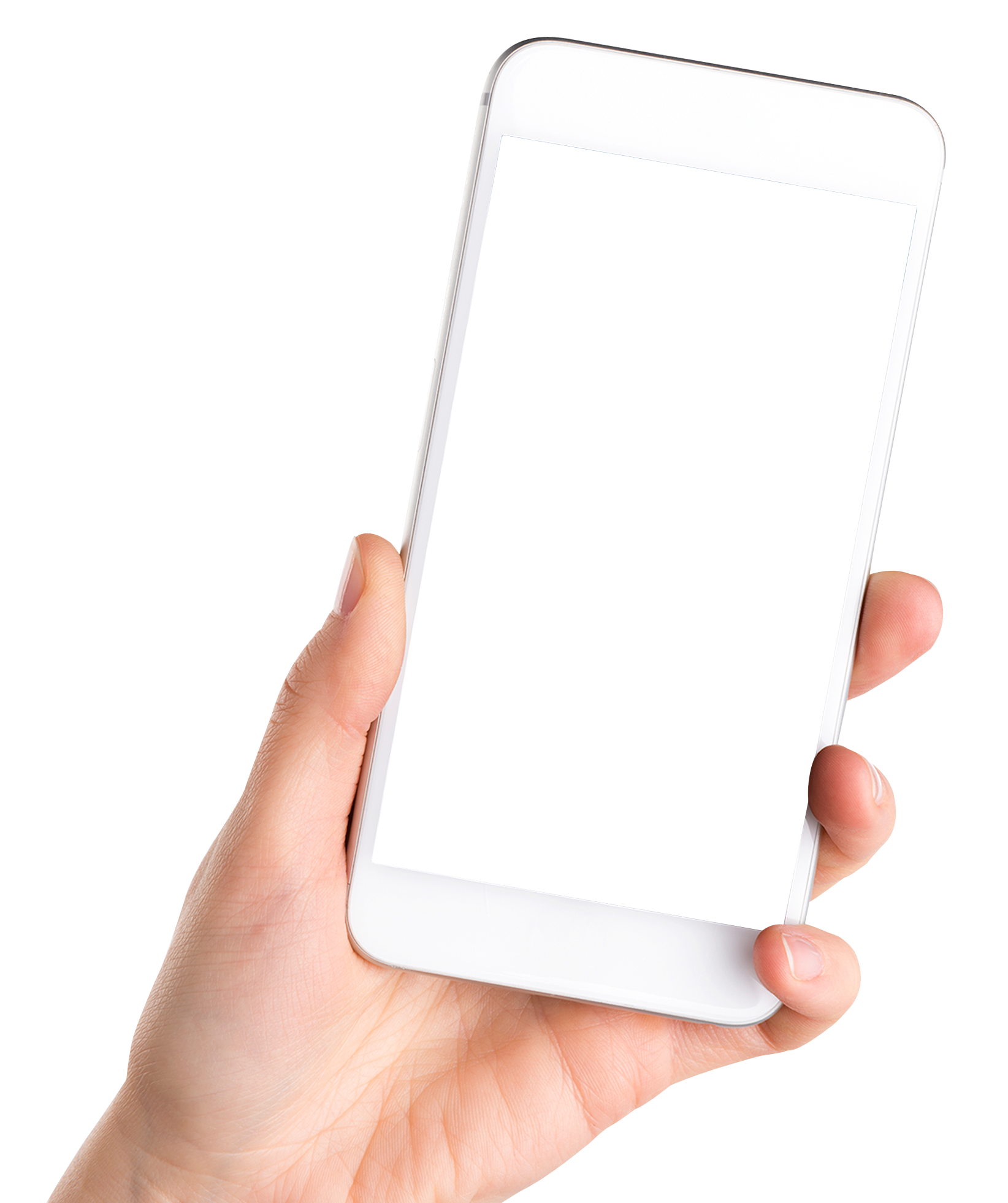 Phone in Hand PNG Isolated Pic