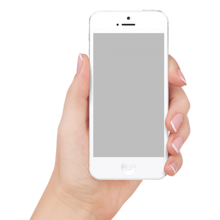 Phone in Hand PNG Transparent HD Photo
