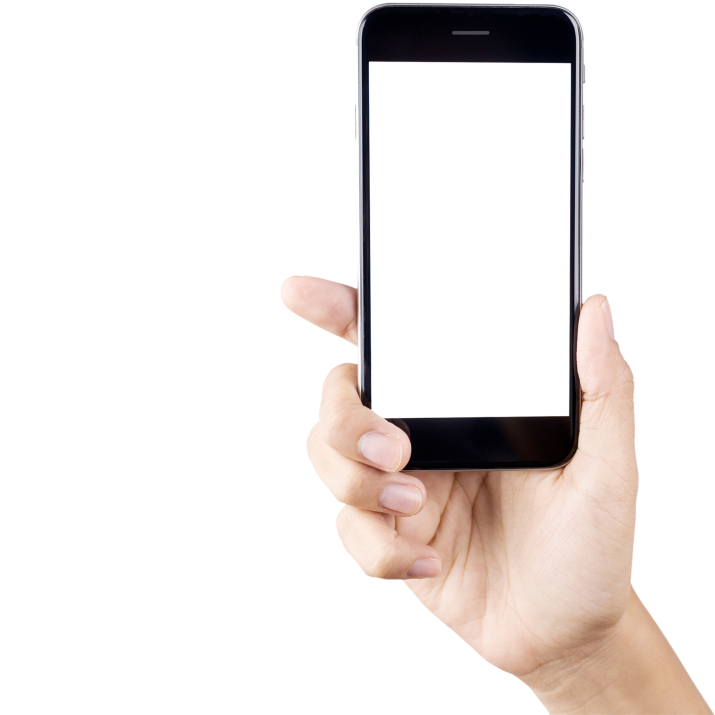 Phone in Hand PNG Transparent Picture