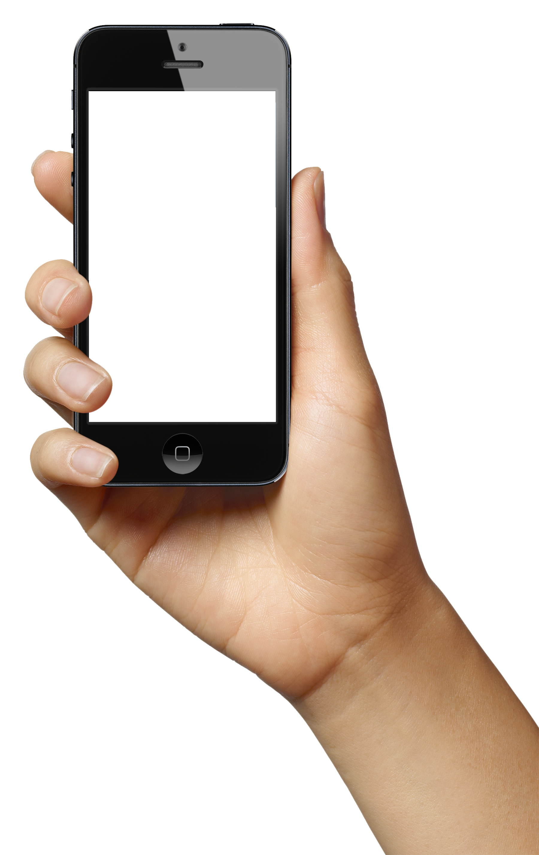 Phone in Hand Transparent Images PNG