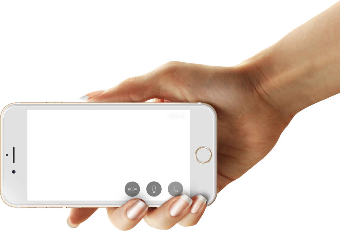 Phone in Hand Transparent PNG