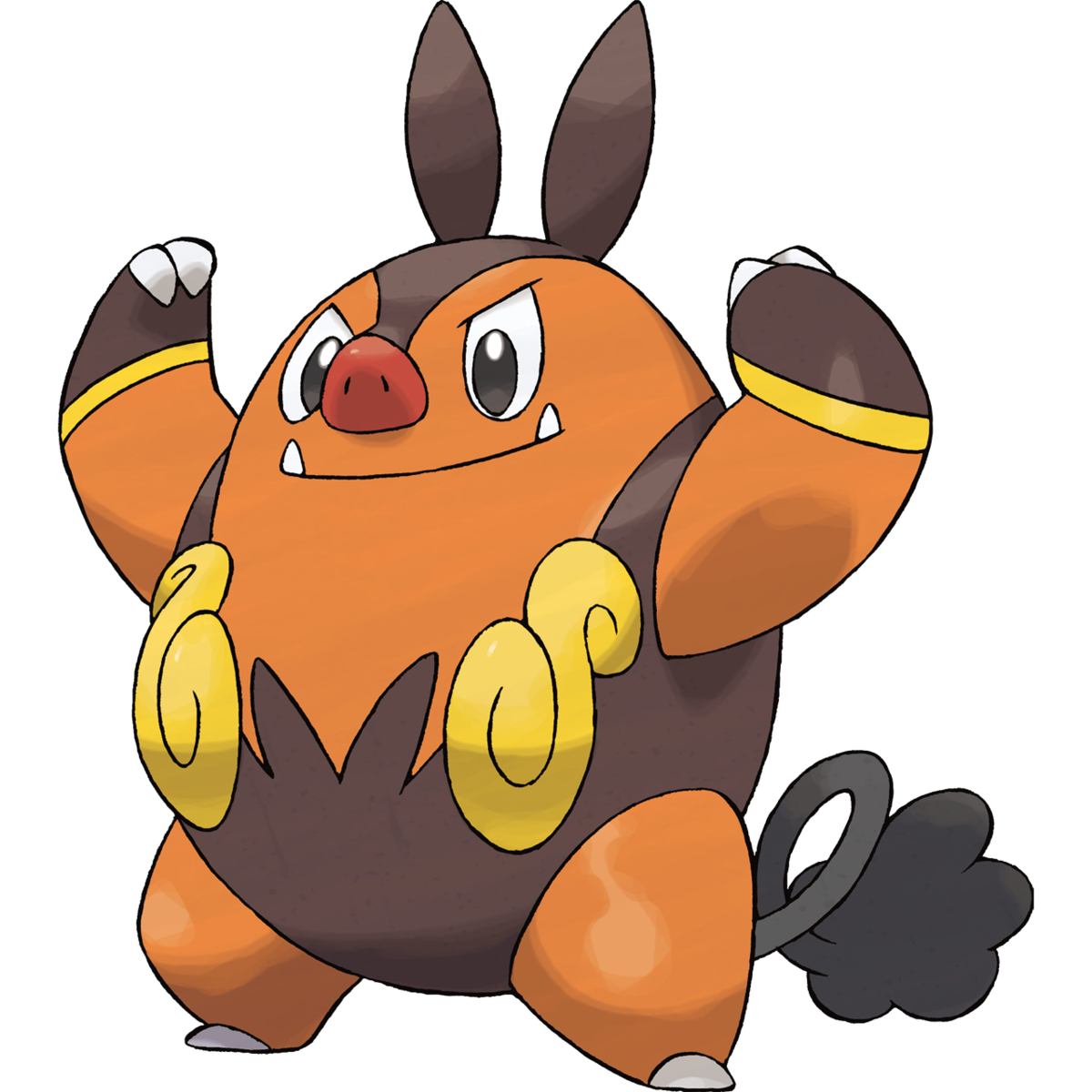 Pignite Pokemon PNG HD Isolated