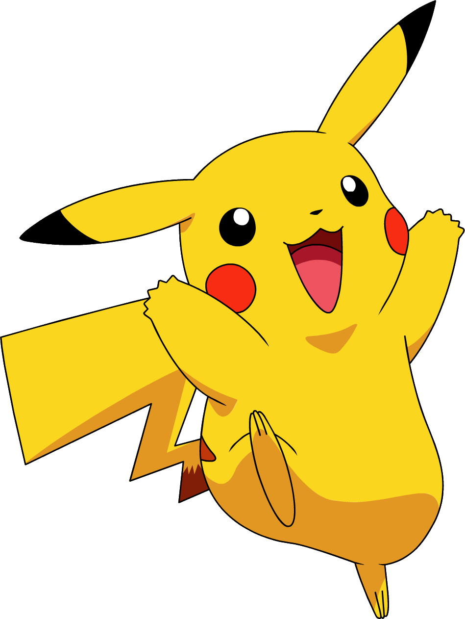 Pikachu Pokemon PNG Isolated Clipart