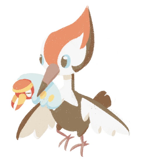 Pikipek Pokemon PNG Isolated Picture