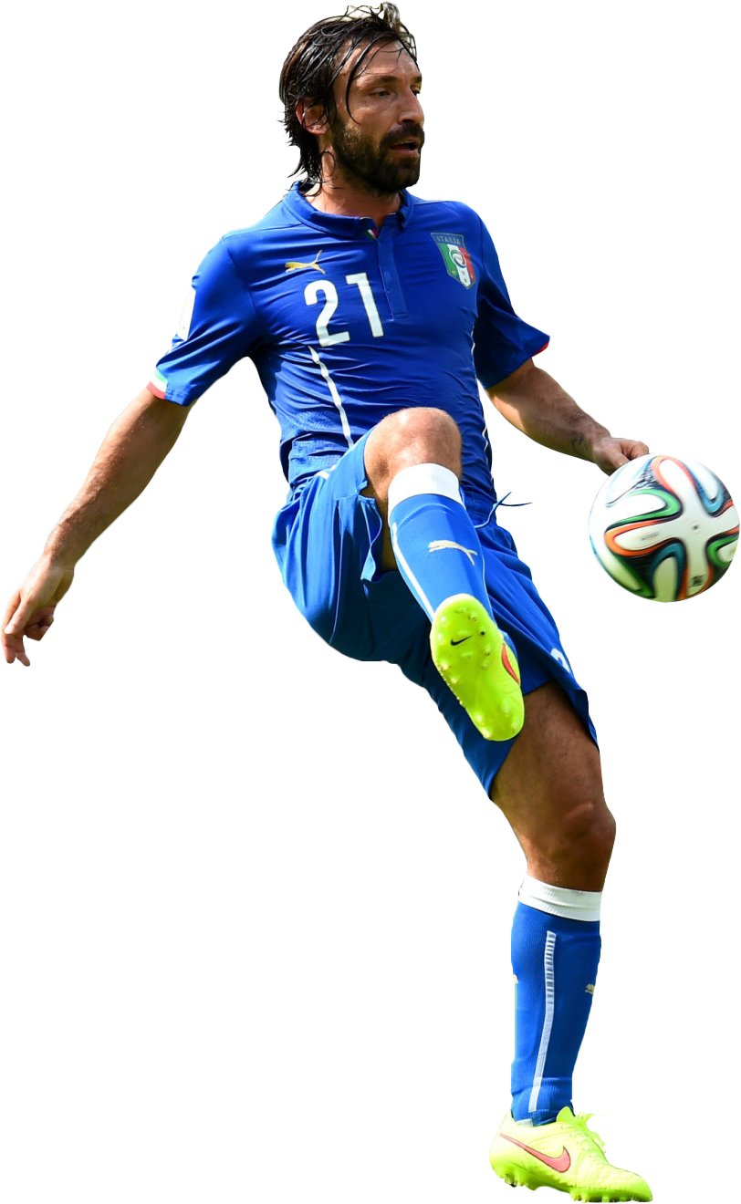 Pirlo PNG Isolated Photo
