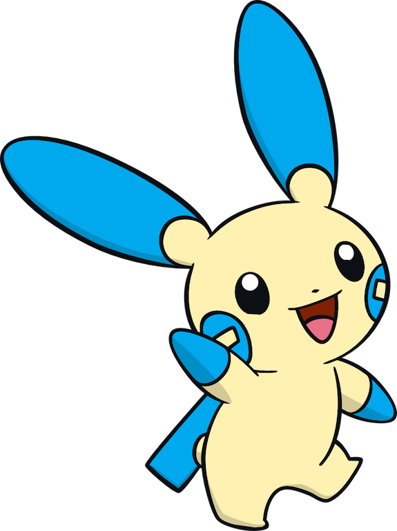 Plusle Pokemon PNG Isolated Clipart