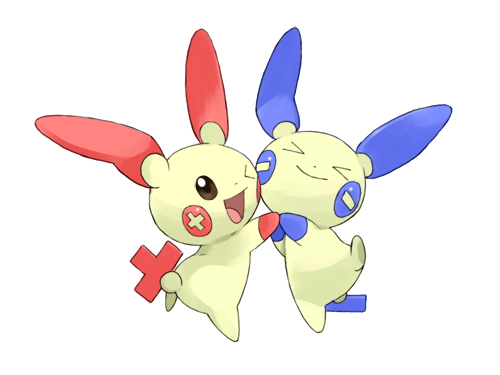 Plusle Pokemon PNG Isolated HD