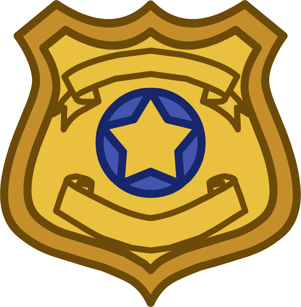 Police Badge PNG Isolated File