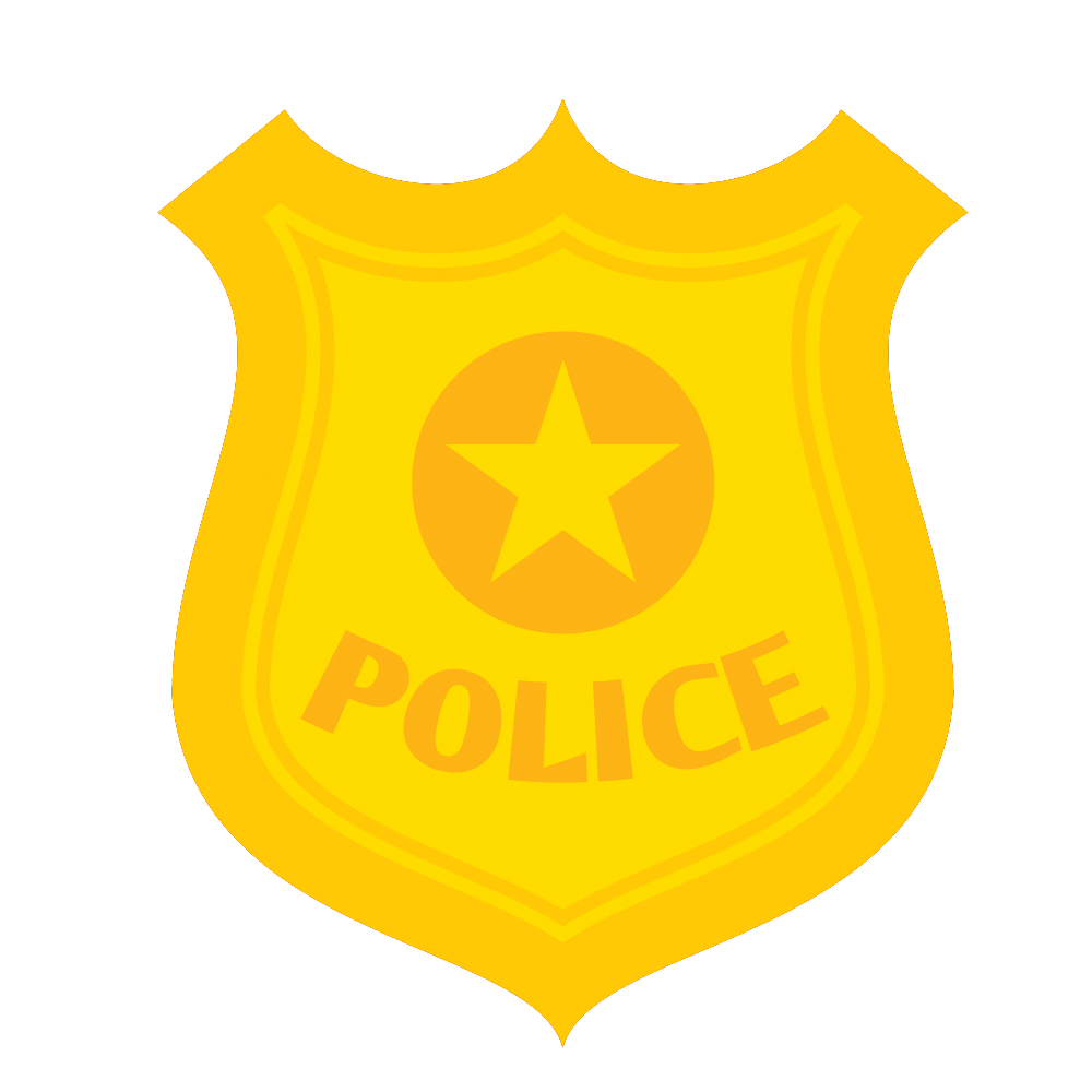 Police Badge PNG Isolated Picture