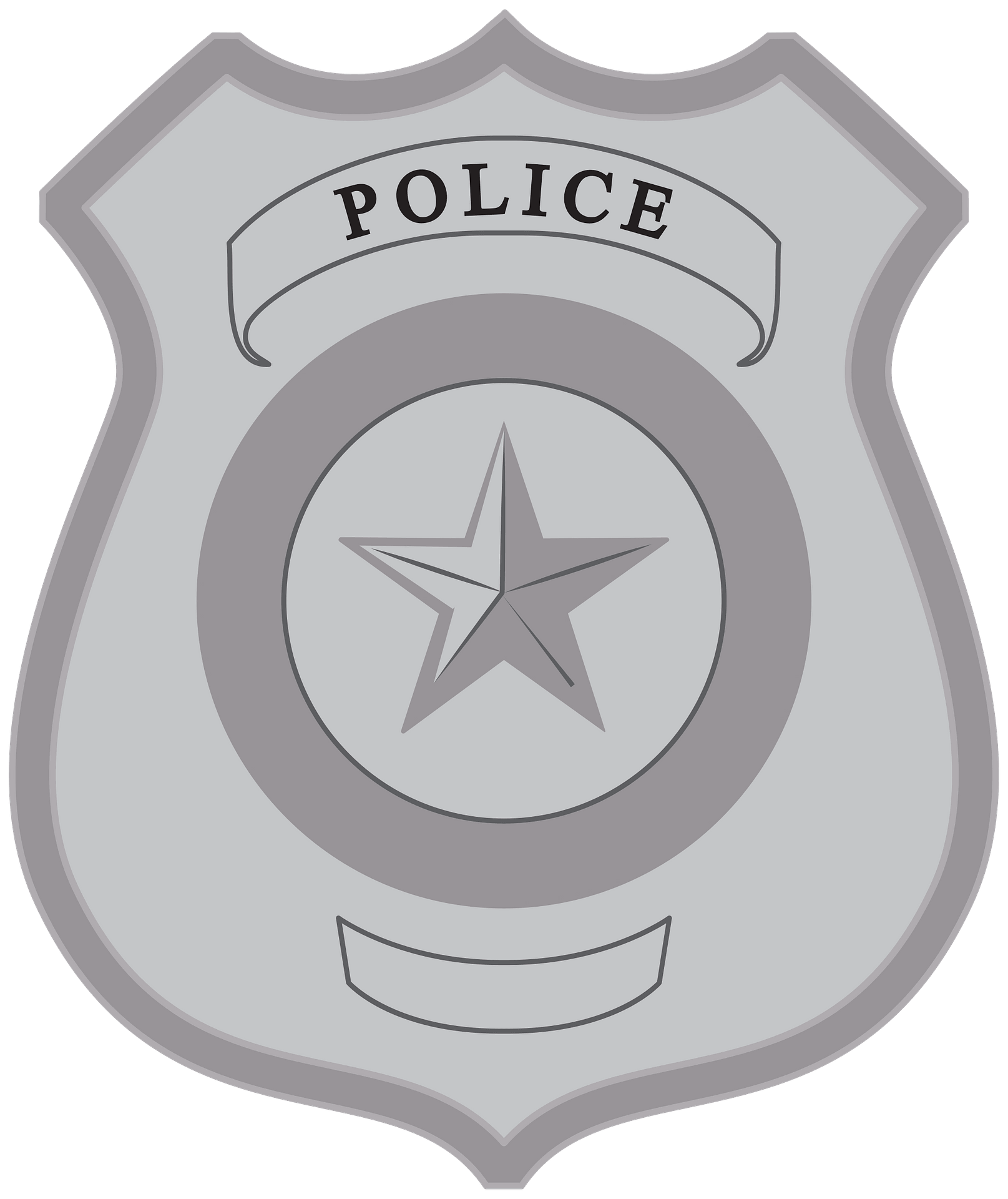Police Badge PNG Transparent Picture
