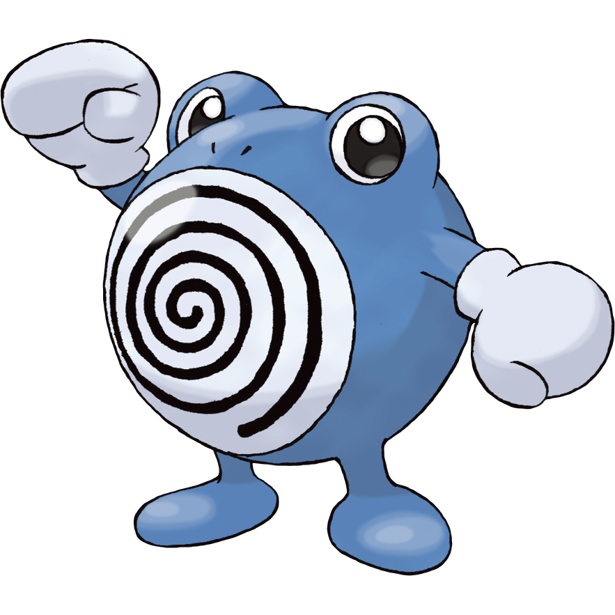 Poliwhirl Pokemon PNG Isolated File