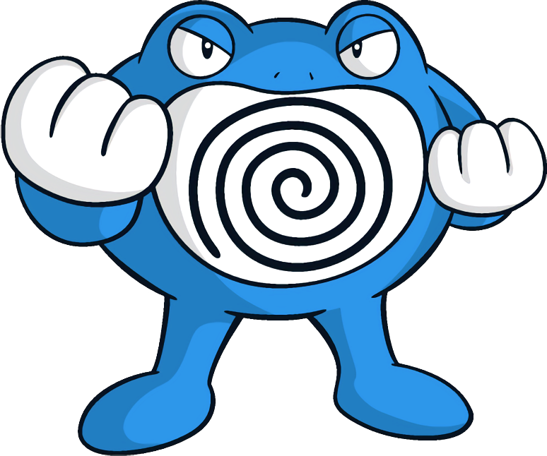 Poliwhirl Pokemon PNG Isolated HD