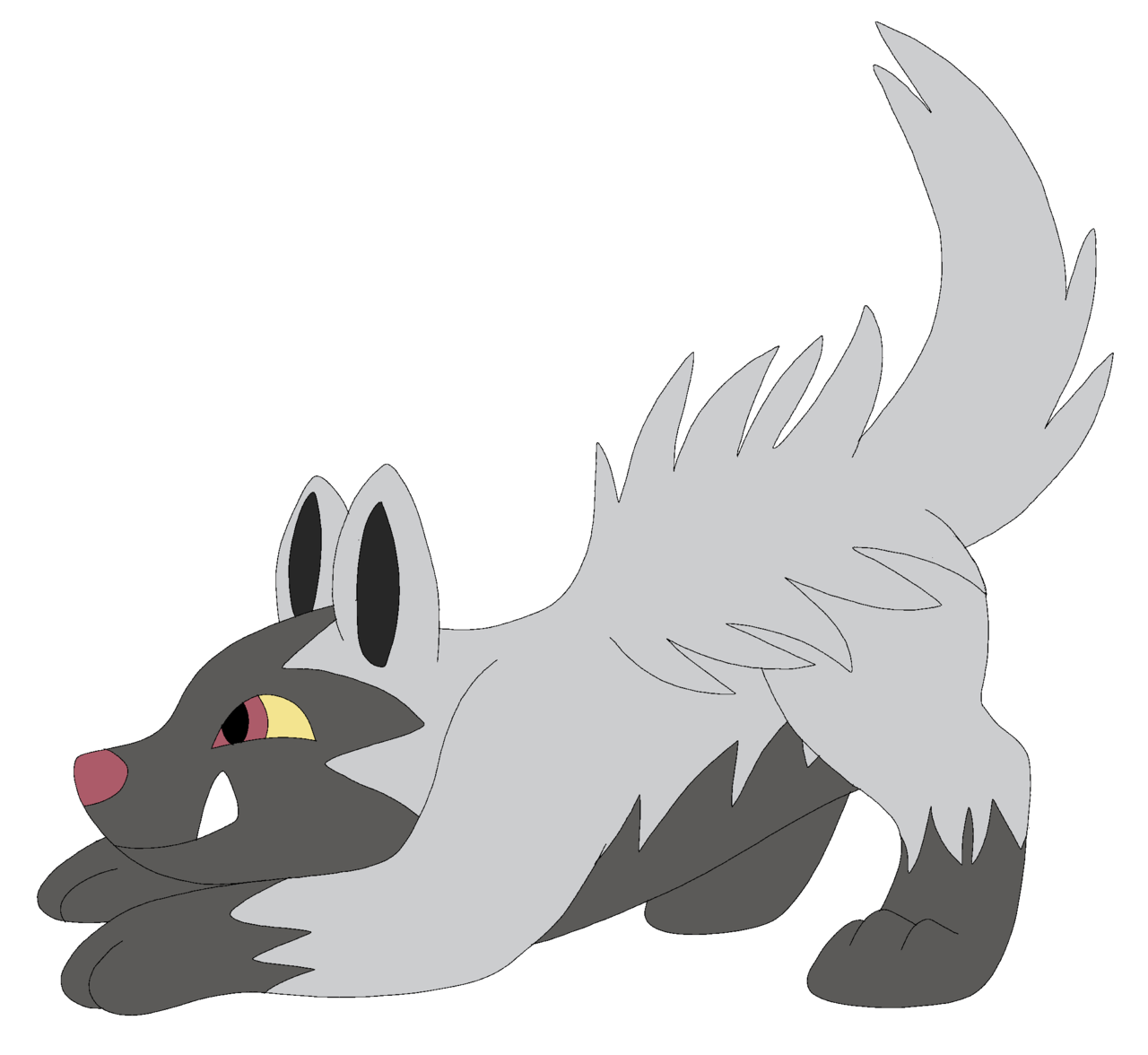 Poochyena Pokemon PNG Isolated Picture