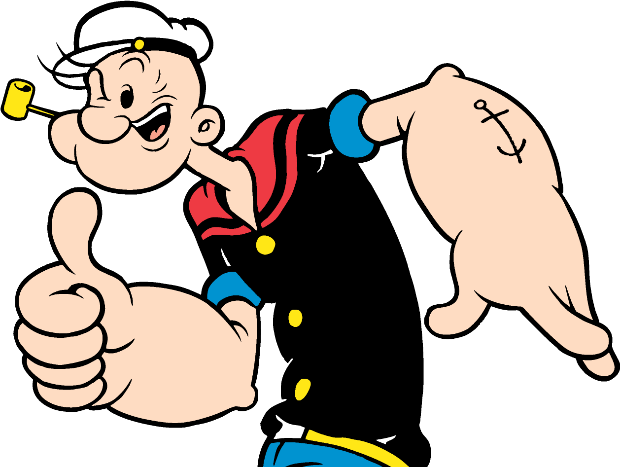 Popeye The Sailor Man PNG Isolated Photo