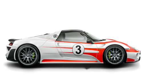 Porsche 918 Spyder PNG Isolated Image