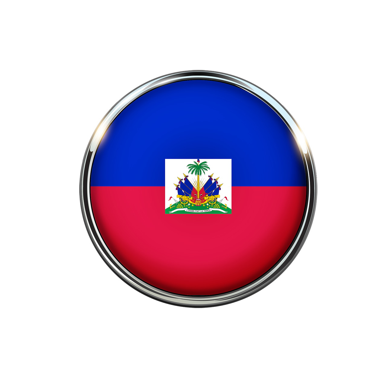 Port-au-Prince Flag PNG Pic