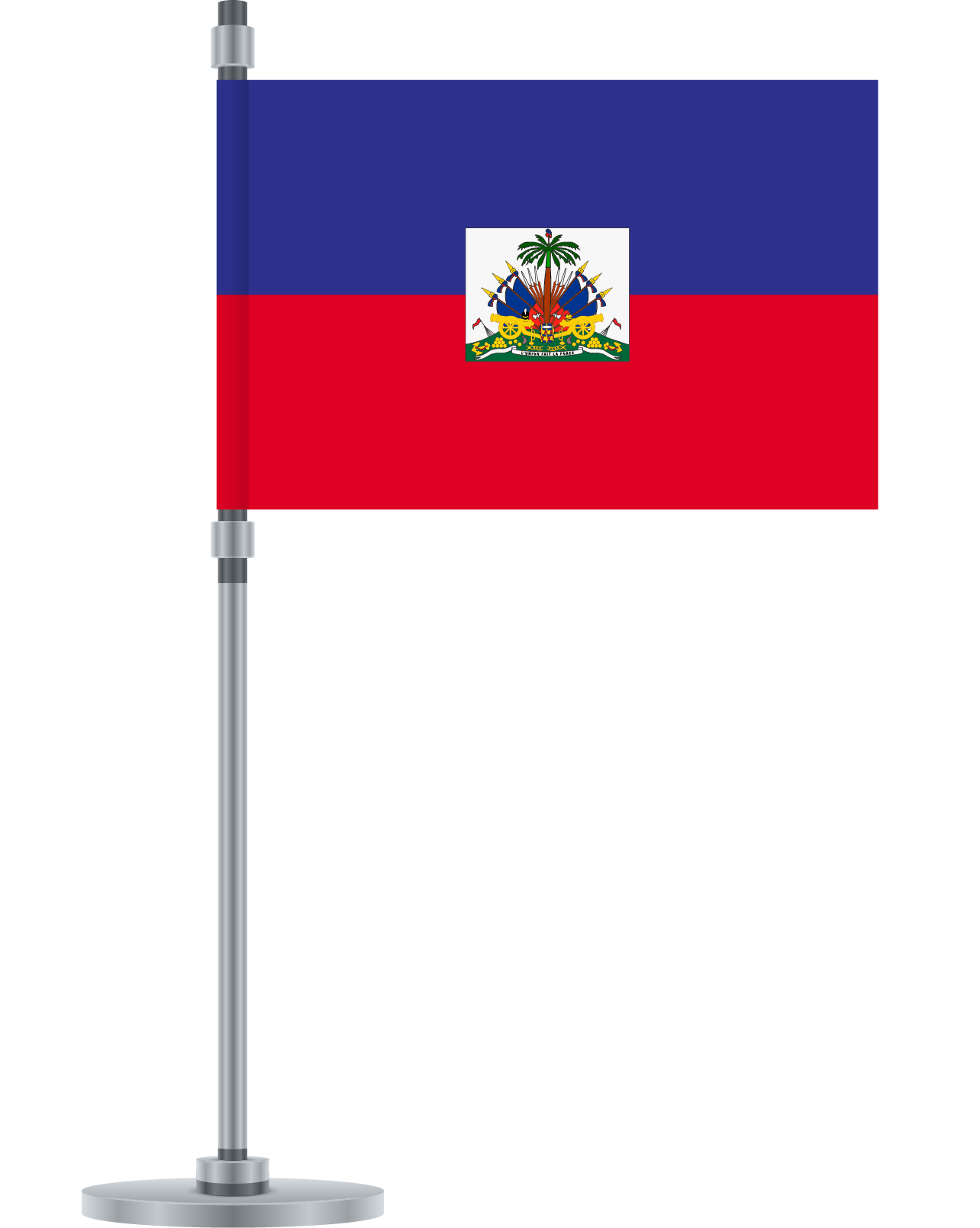 Port-au-Prince Flag PNG Picture