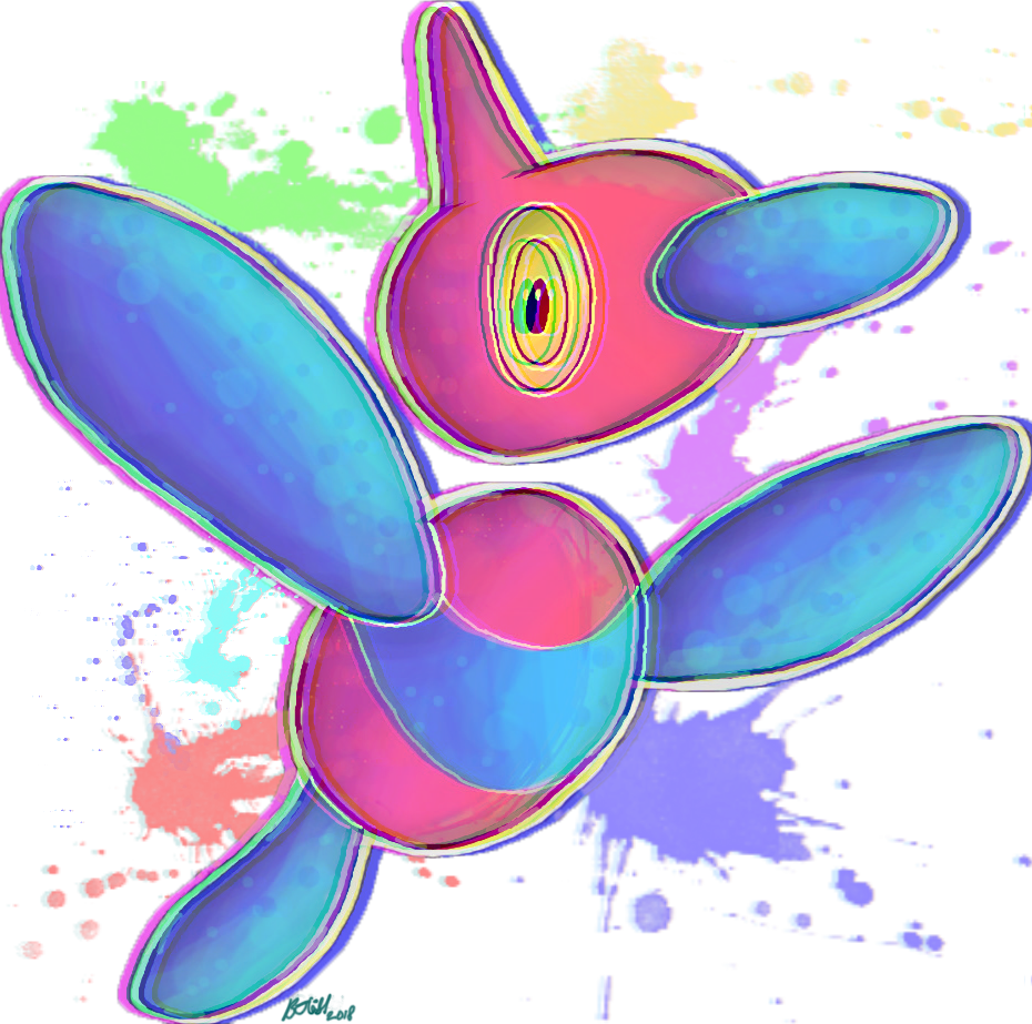 Porygon Pokemon PNG Isolated File