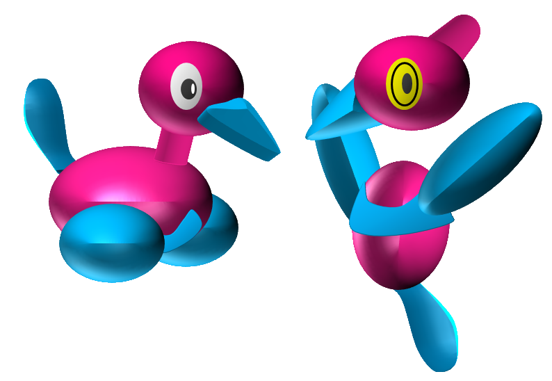 Porygon2 Pokemon PNG Isolated Pic