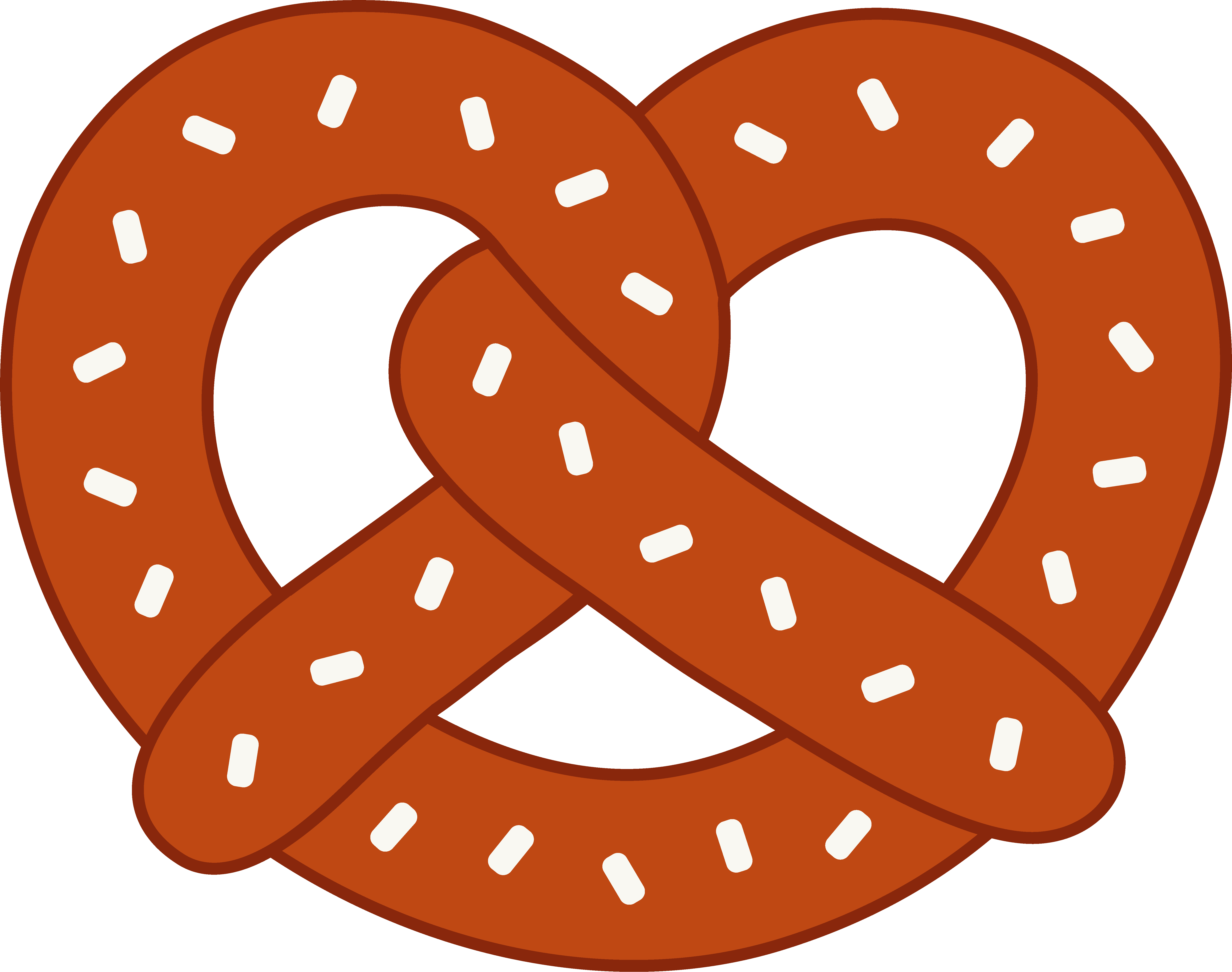 Pretzel PNG Isolated HD
