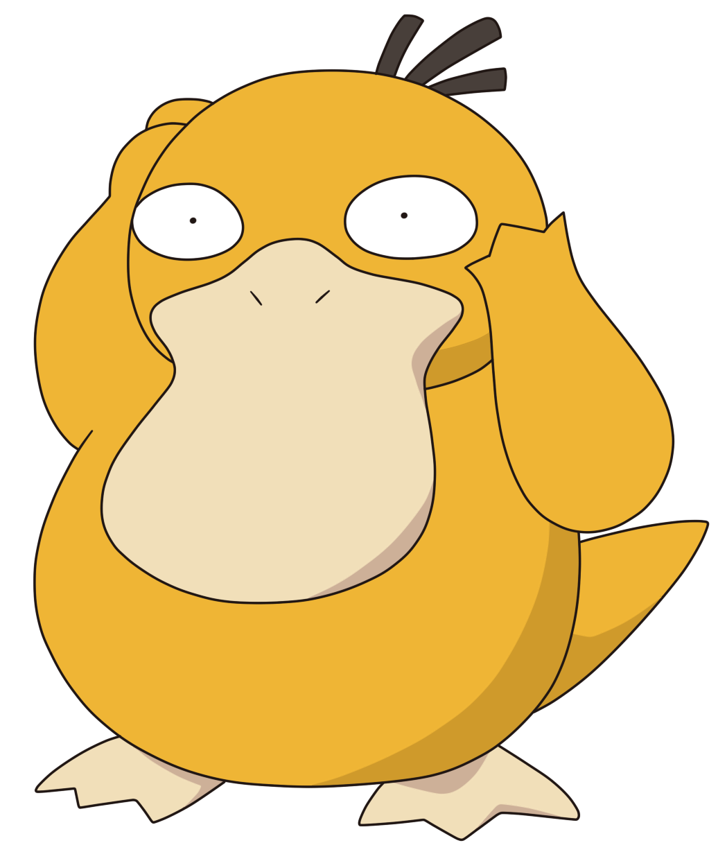Psyduck Pokemon PNG Isolated HD