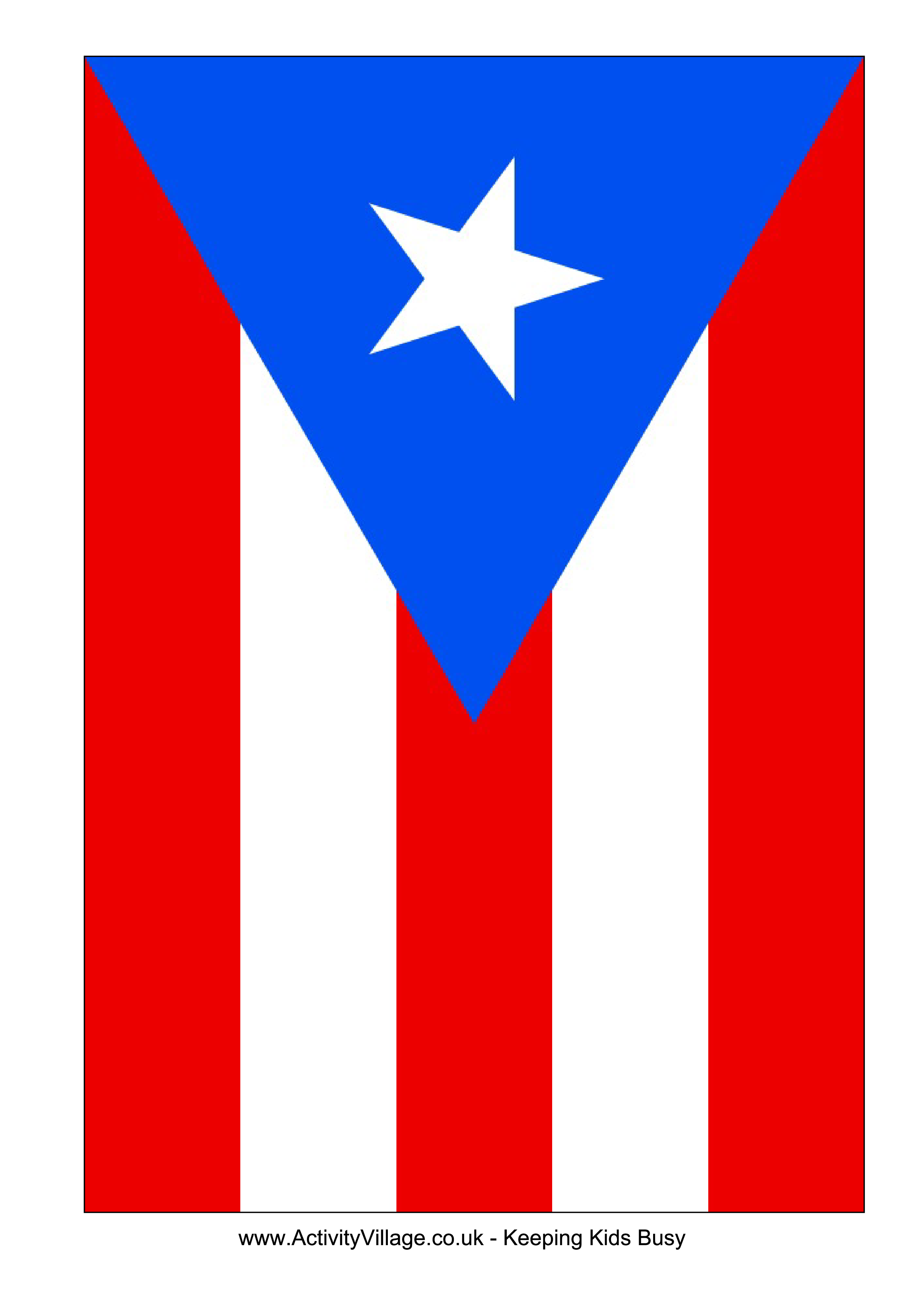 Puerto Rico Flag PNG HD