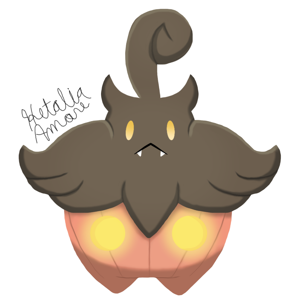 Pumpkaboo Pokemon PNG Isolated File