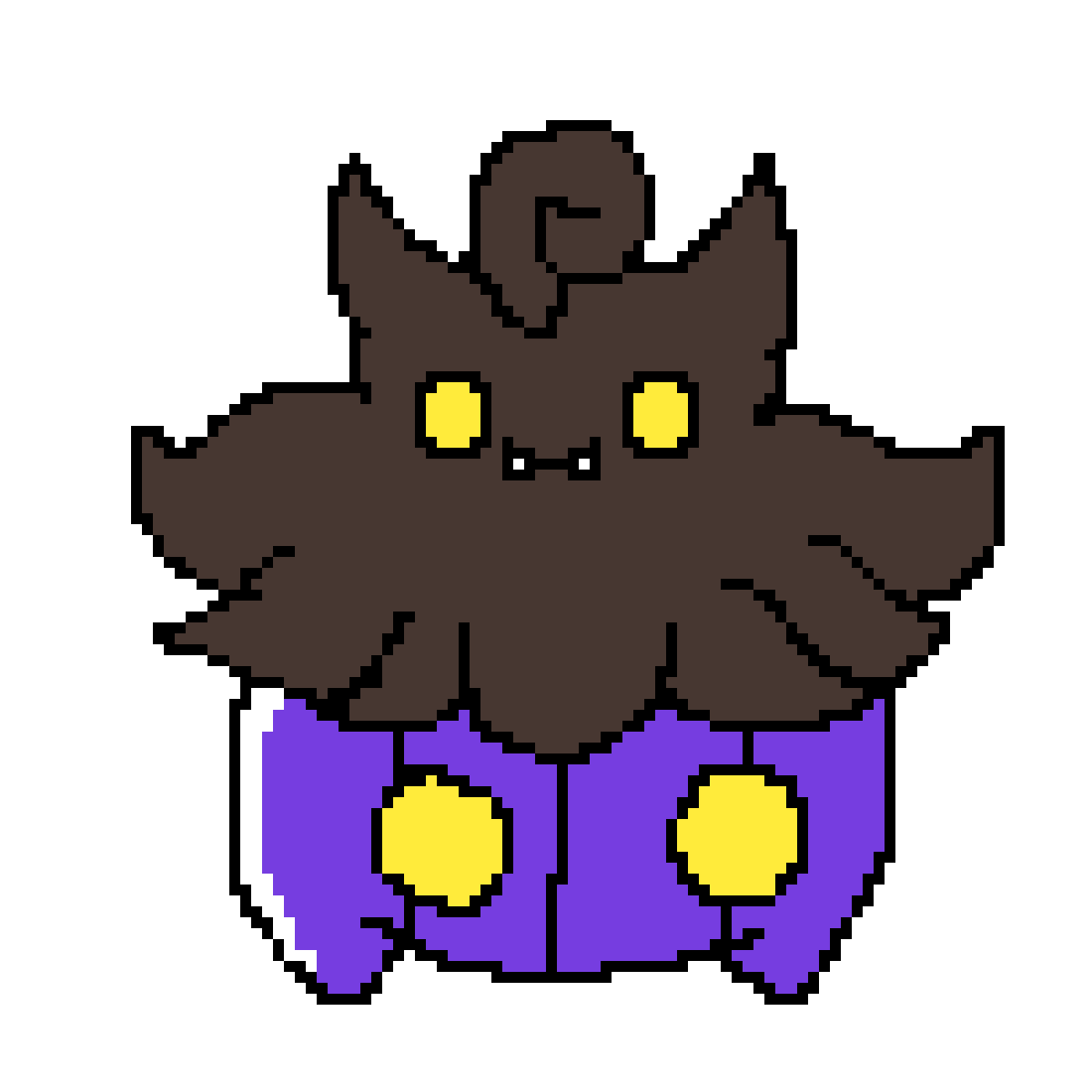 Pumpkaboo Pokemon PNG Isolated Pic