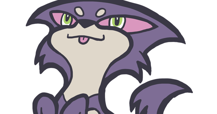 Purrloin Pokemon PNG Isolated HD