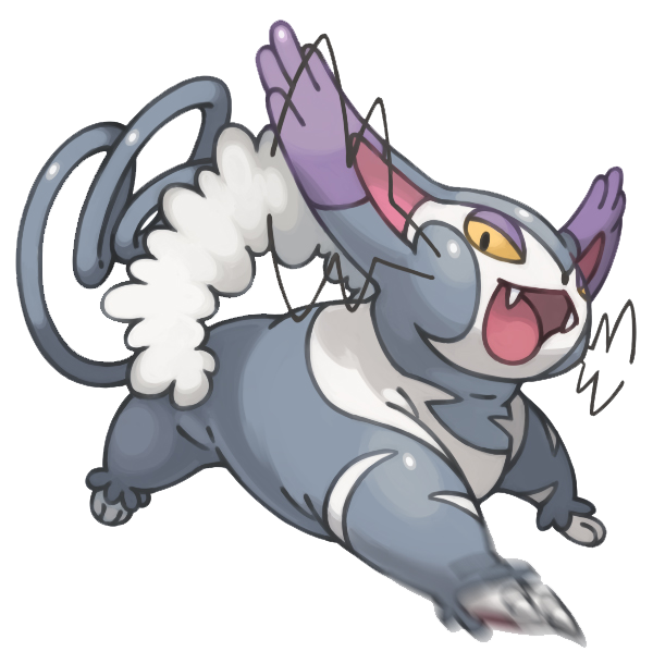 Purugly Pokemon PNG Isolated File