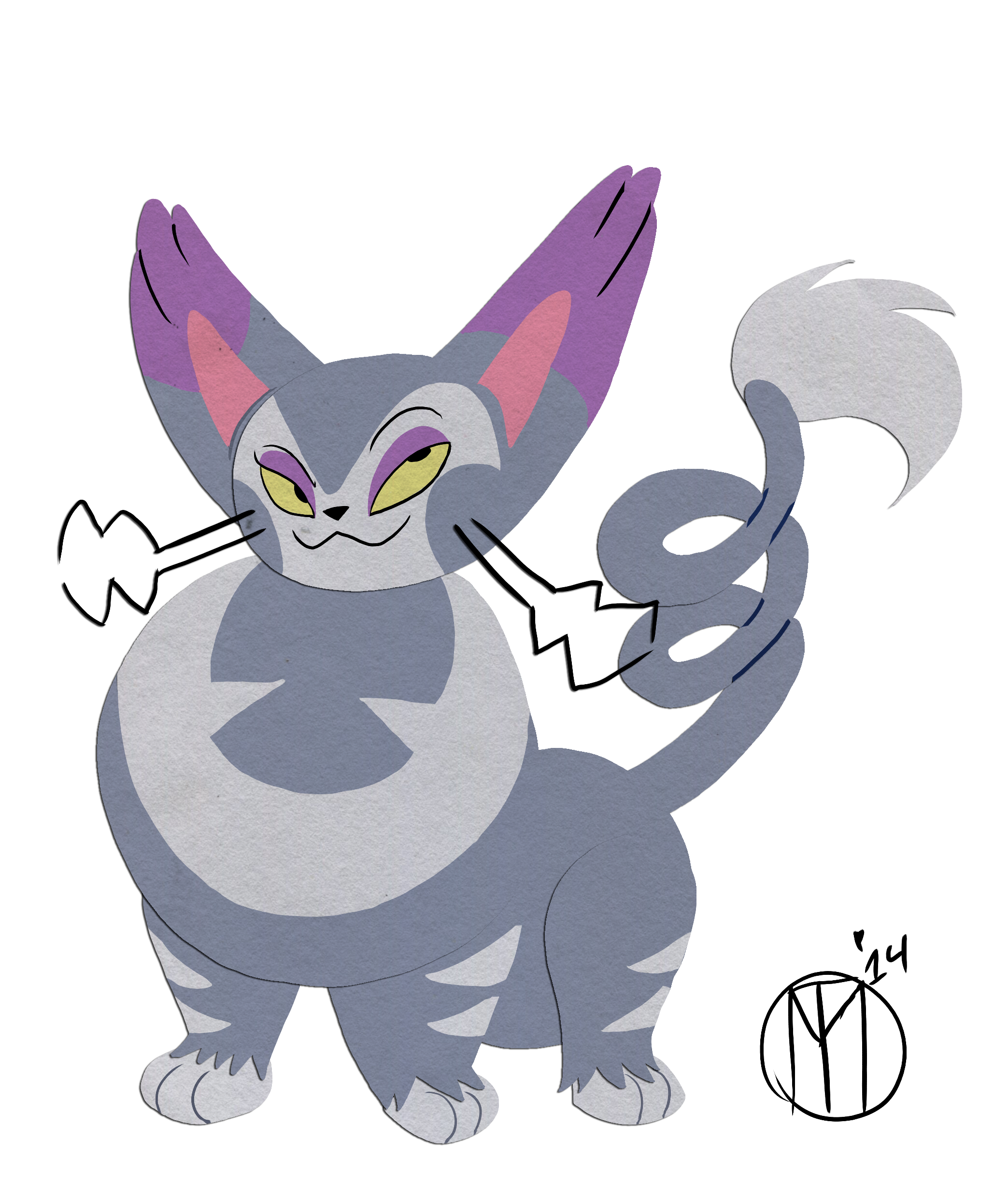 Purugly Pokemon PNG Photos