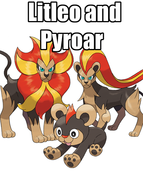 Pyroar Pokemon PNG File