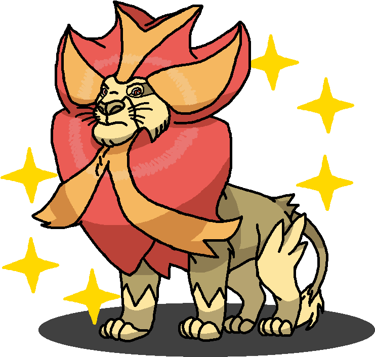 Pyroar Pokemon PNG Isolated HD Pictures