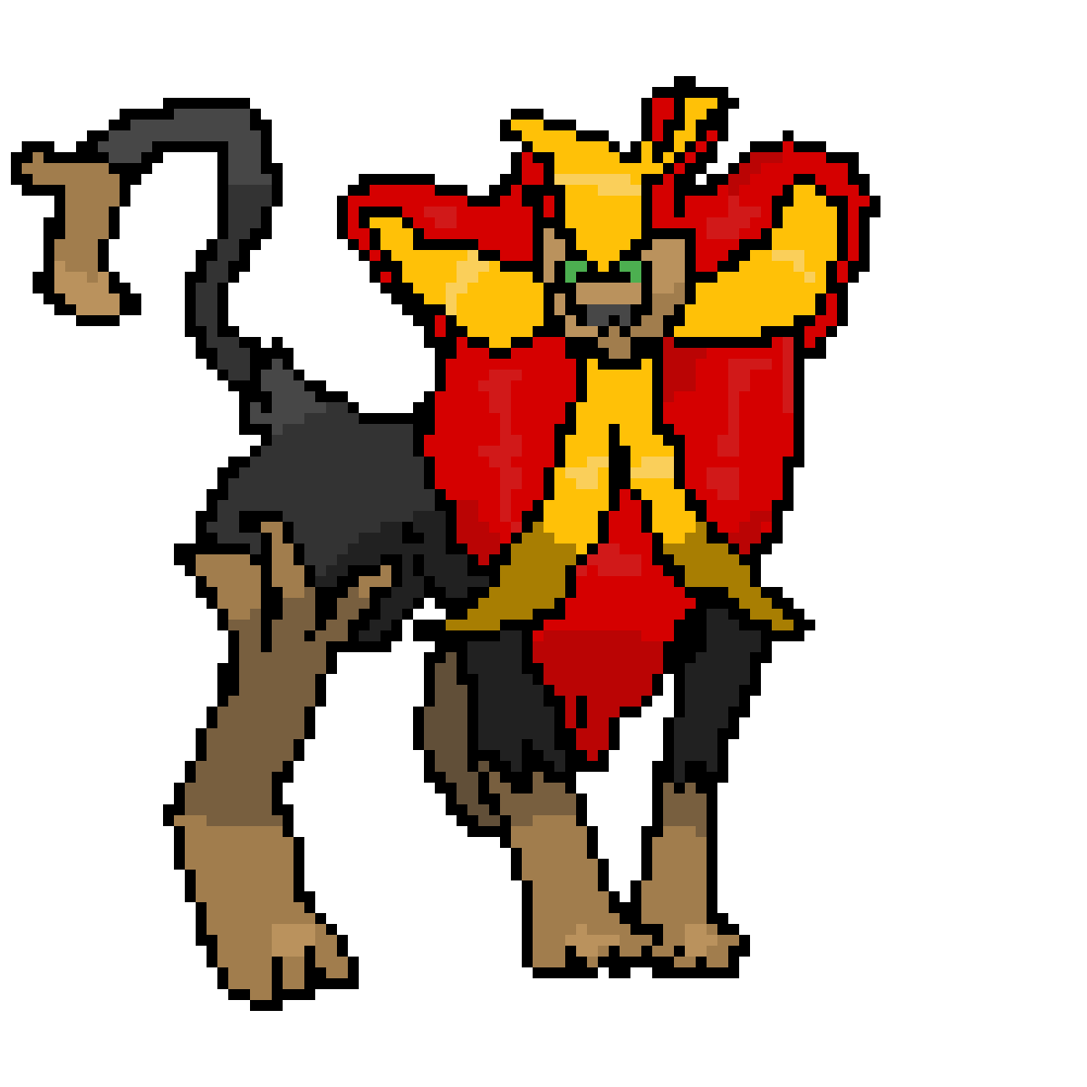 Pyroar Pokemon PNG Isolated Image