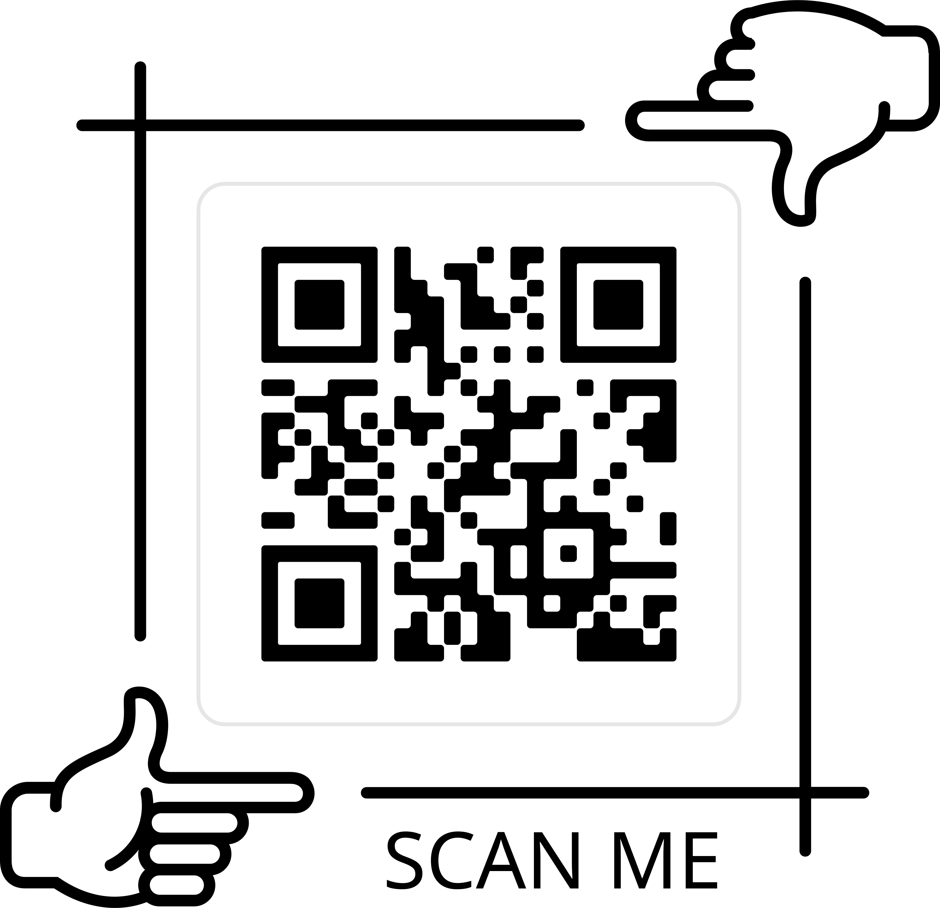 QR Code PNG Background Image