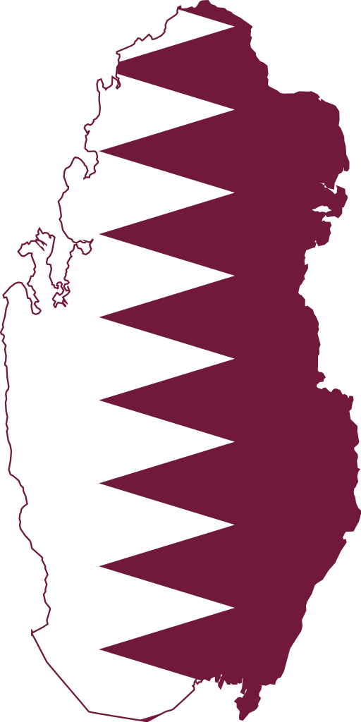 Qatar Flag PNG Isolated File