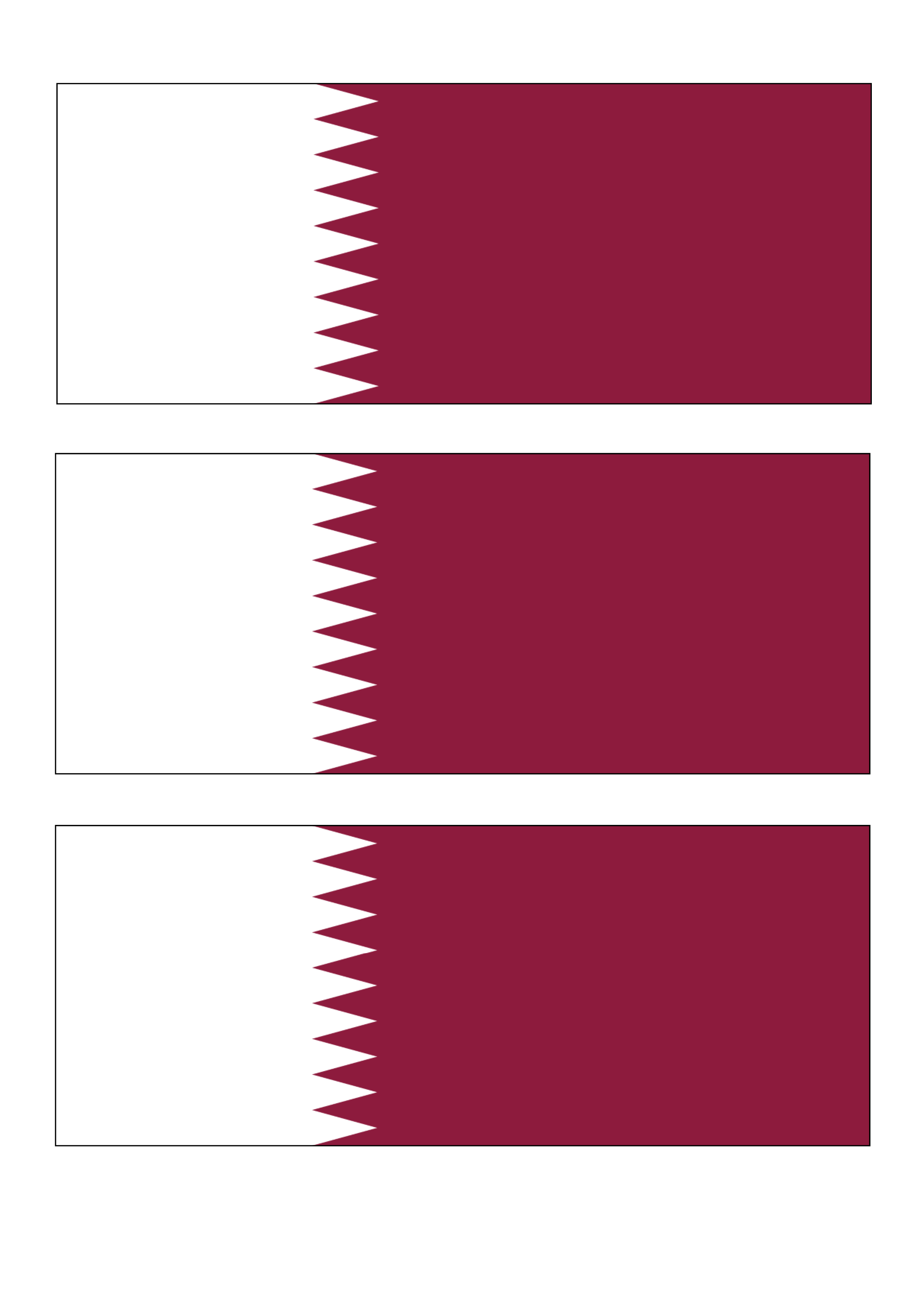 Qatar Flag PNG Isolated HD