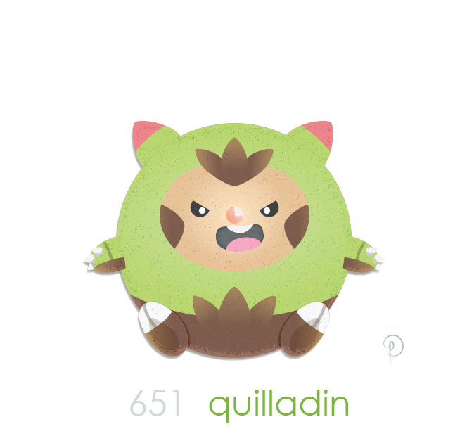 Quilladin Pokemon PNG Isolated Image