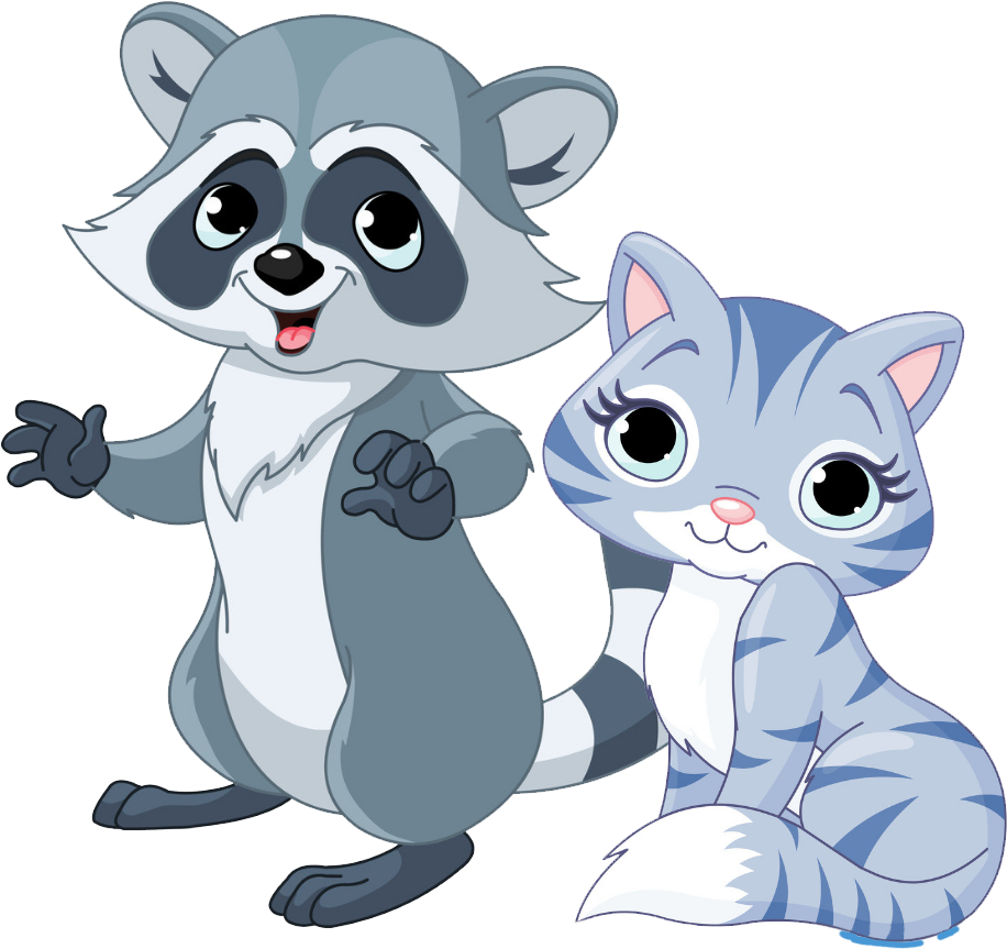 Raccoons PNG Isolated Pic