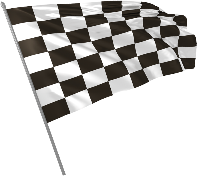 Racing Flag PNG Isolated Image