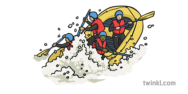 Rafting PNG HD Isolated