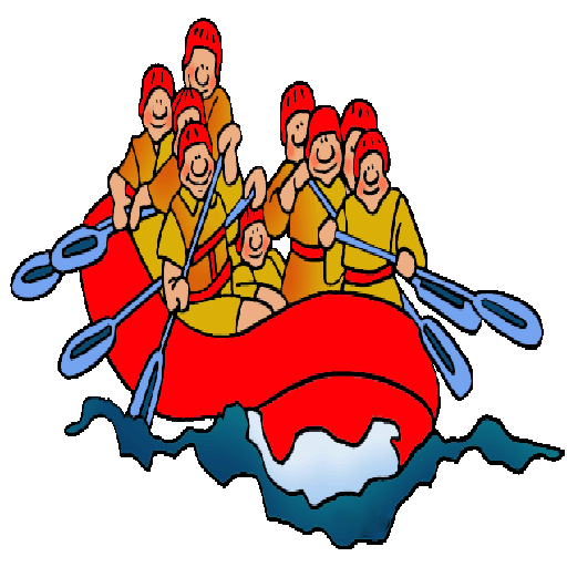 Rafting PNG Isolated Pic
