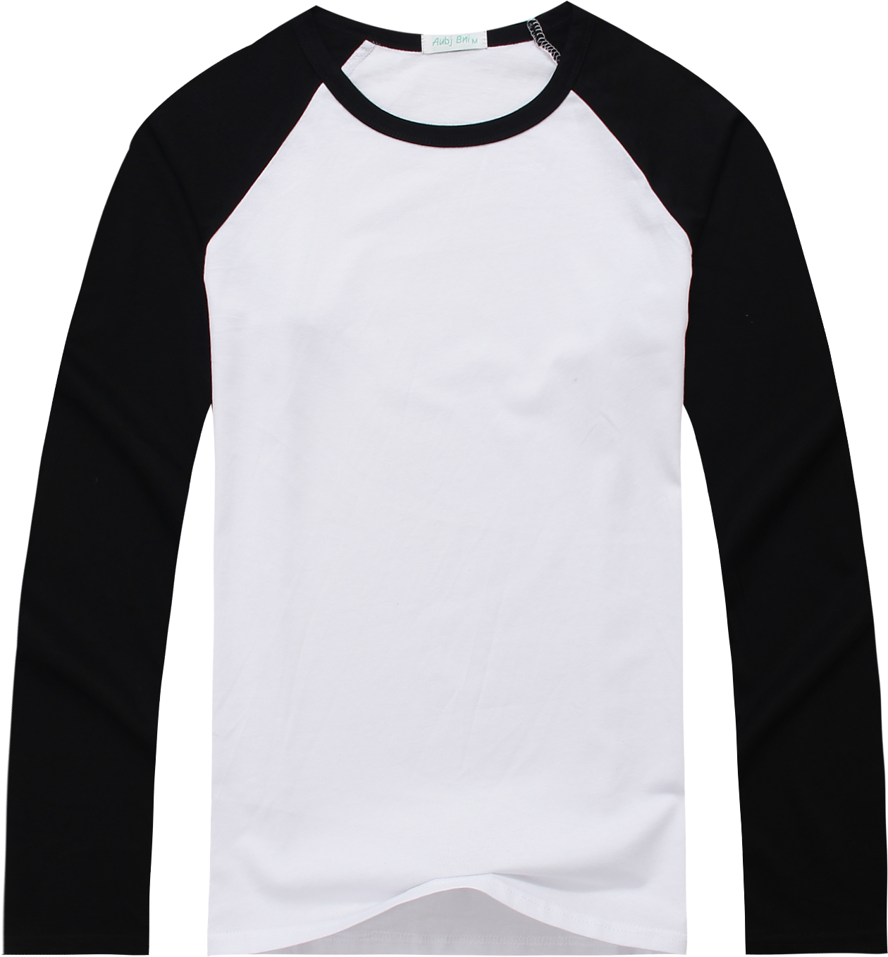 Raglan Sleeve T-Shirt PNG Isolated File