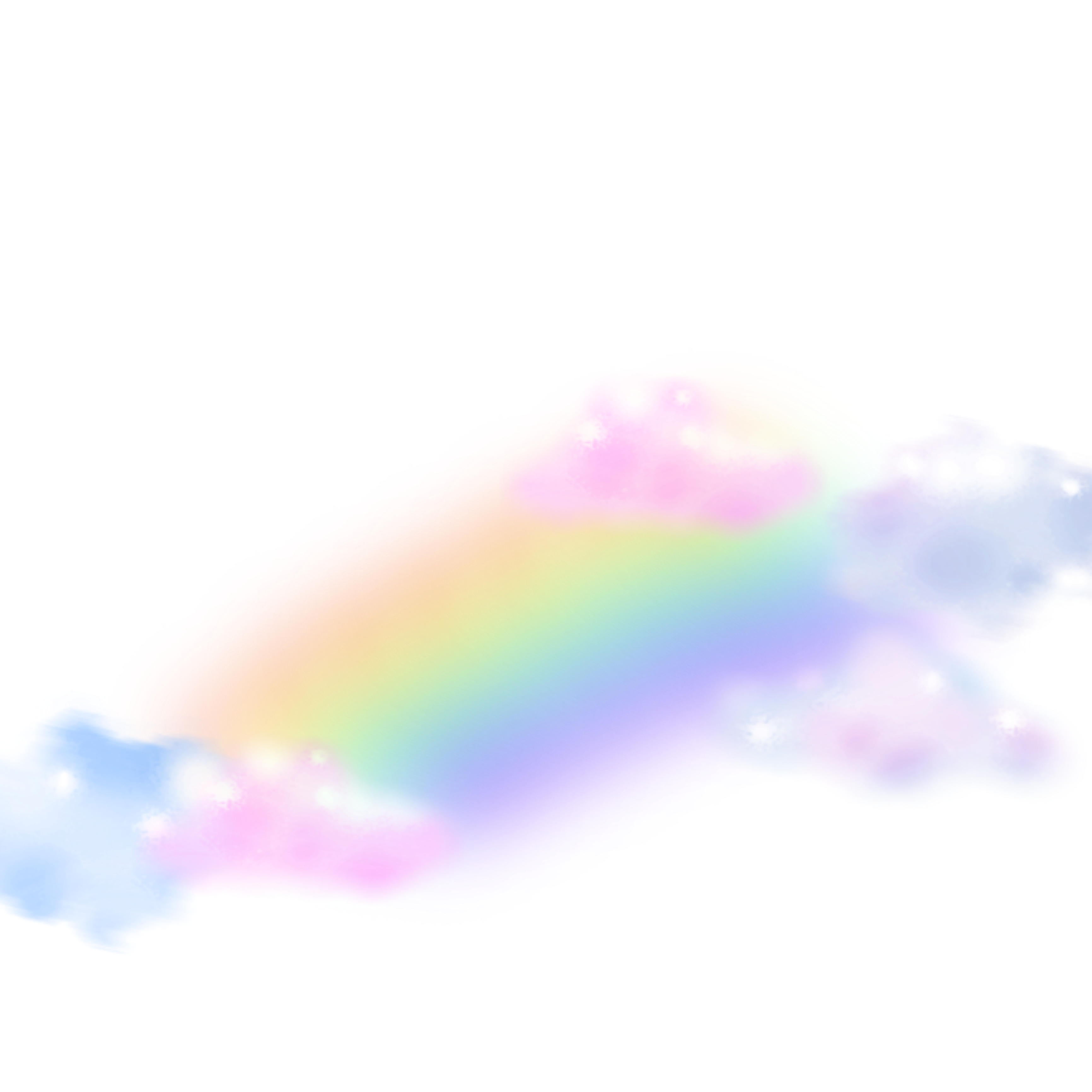 Rainbow Aesthetic Theme PNG File