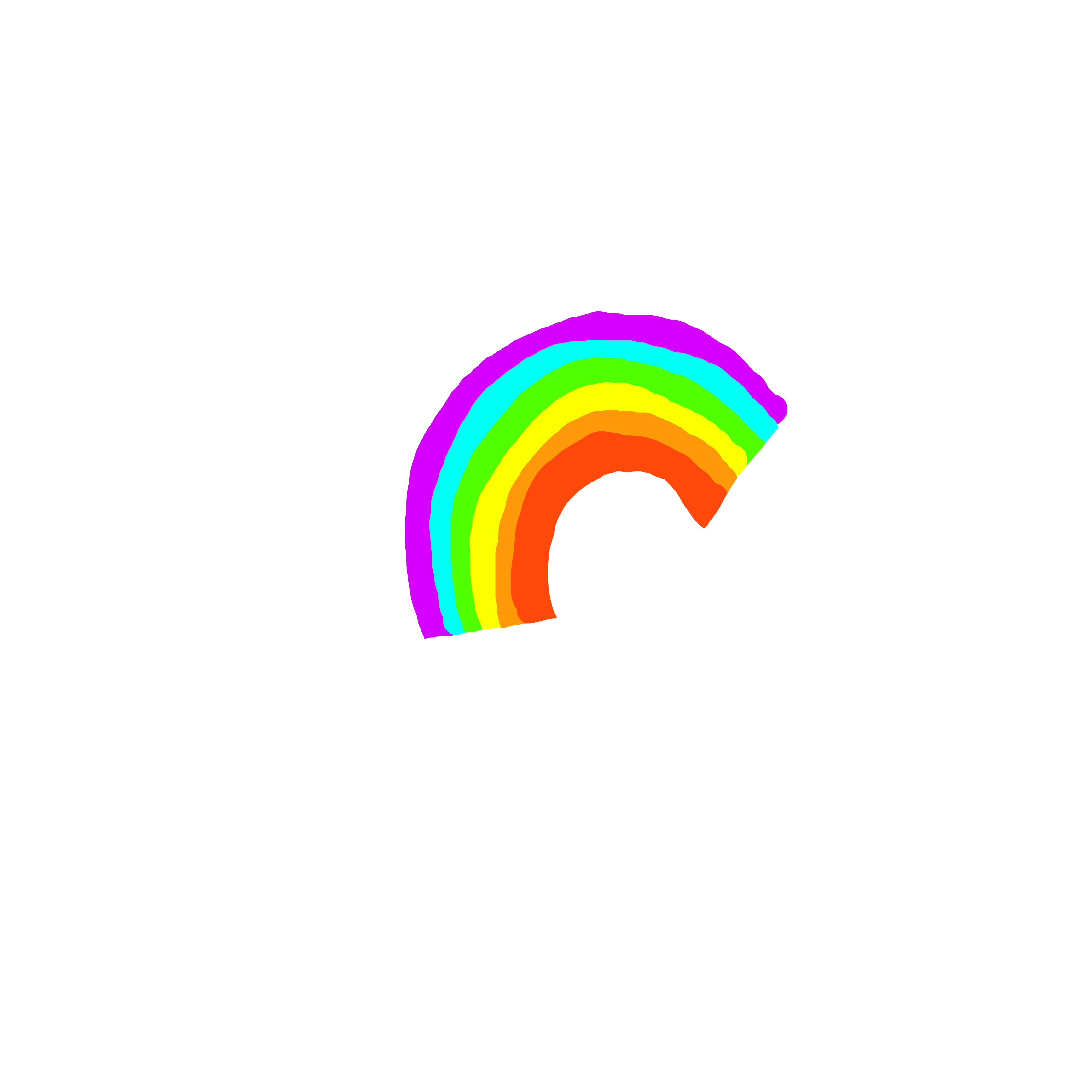 Rainbow Aesthetic Theme PNG Pic